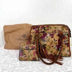 PATRICIA NASH Small Hand Purse w Matching Wallet